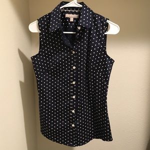 Banana republic tailored sleeveless top